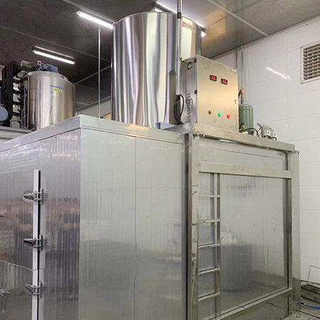 10噸片冰機交付福建漳州某食品廠