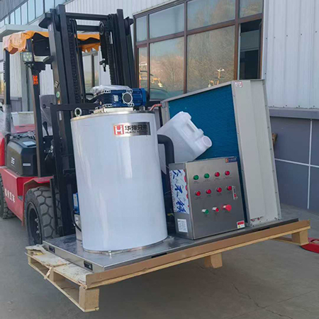 2噸片冰機定制款交付青海水產加工